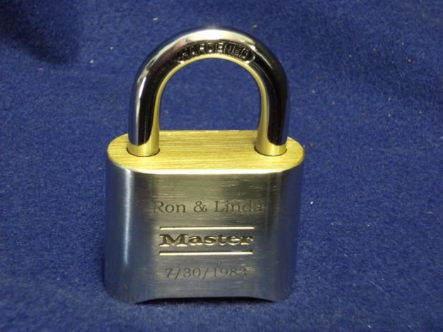 Engraved Love Padlock