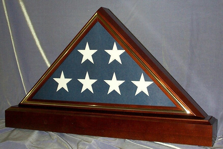 Queen Anne Cherry Memorial Flag Display Box