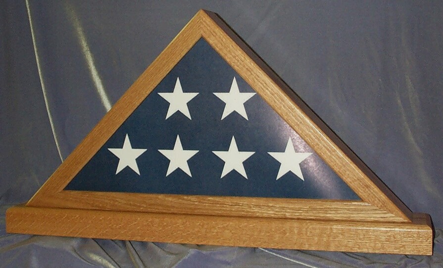 Oak Memorial Flag Display Box