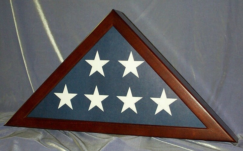 Walnut Memorial Flag Display Box