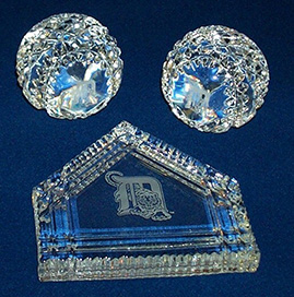 Crystal baseballs and homeplate